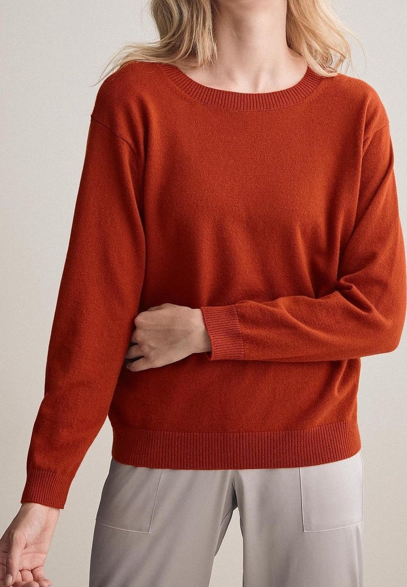 Falconeri Stickad tröja - burnt orange denim