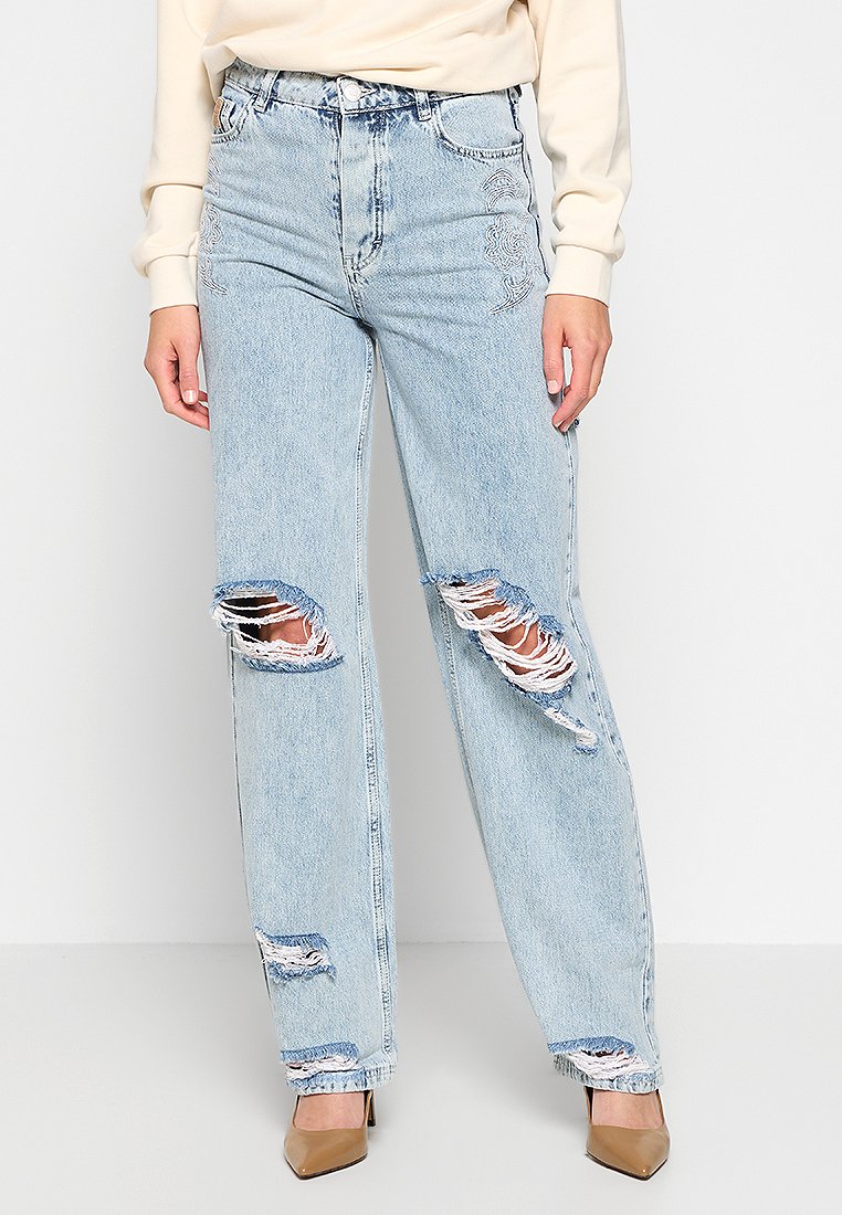 Holzweiler Straight leg jeans lichtblauw Holzweiler Straight leg jeans lichtblauw