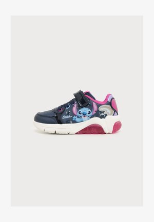Geox, DISNEY LILO & STITCH FADINLIGHT GIRL - Sneakers basse - navy/fuchsia