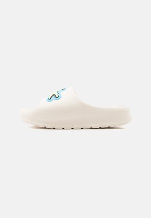 SERVE SLIDE 2.0 - Sandalias planas - off white/blue