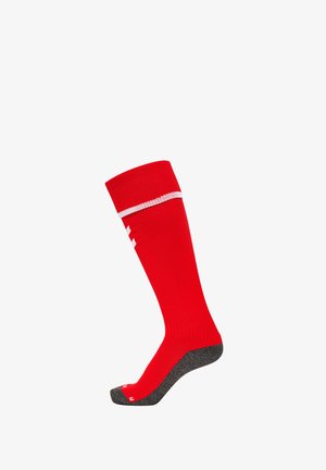 Hummel, HUMMEL FUSSBALL - TEAMSPORT TEXTIL - SOCKEN HMLCORE STRUMPFSTUTZEN - Kniestrümpfe - rot/weiss