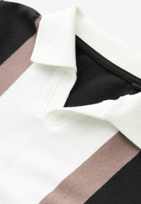 Next REVERE COLLAR SHORT SLEEVE  - Polokošeľa - white black