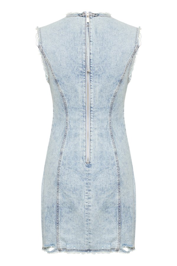 DEA SHORT DRESS - Denim dress3