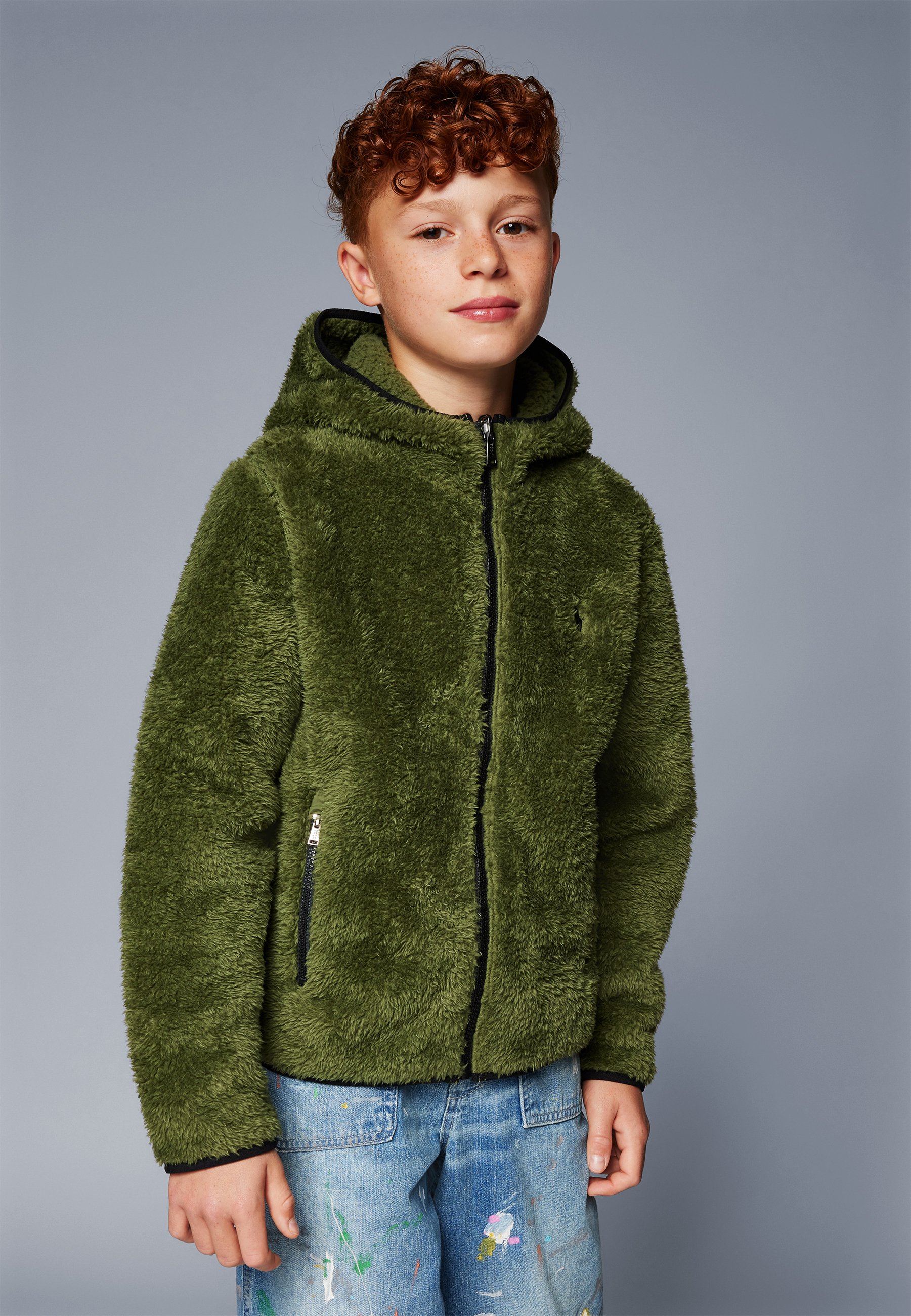 Polo Ralph Lauren P-LAYER 2 TEDDY FLEECE JACKET UNISEX - Fleece 