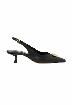 CŒUR DORÉ - Tacones - noir