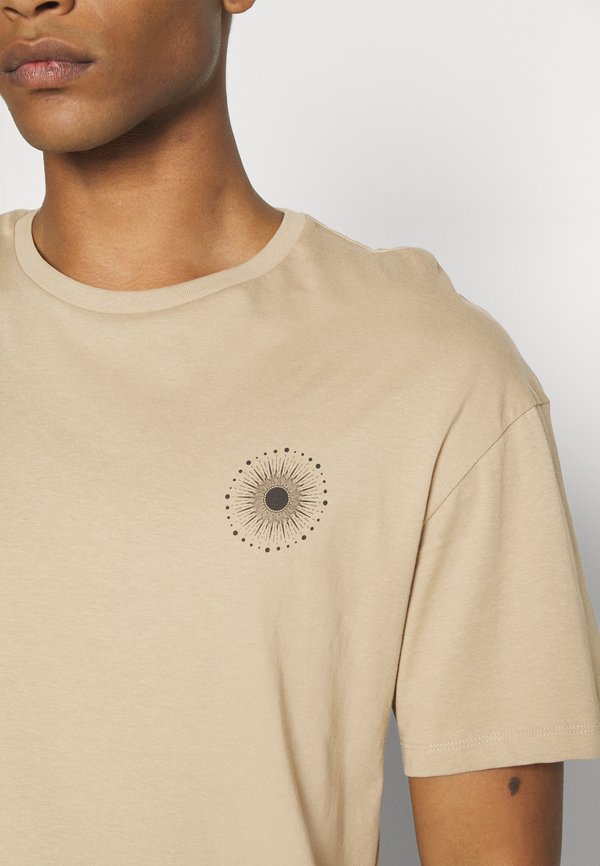 JORJUPITOR TEE CREW NECK - Print T-shirt - beige3