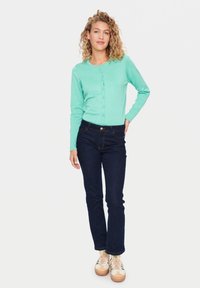 Saint Tropez MILASZ R-NECK - Chaqueta de punto - limpet shell