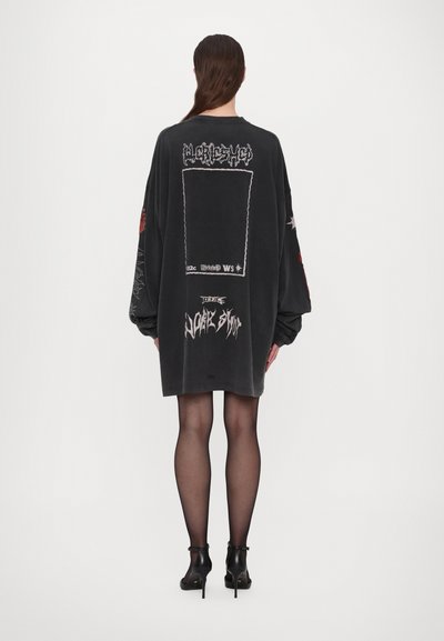 032c TELEPRESENCE OVERSIZED LONGSLEEVE - Μπλούζα με μακριά μανίκια - black