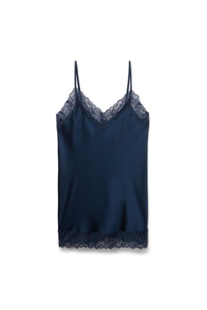 Intimissimi, V-NECK - Nachtwäsche Shirt - dark blue
