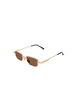 Sonnenbrille - gold brown