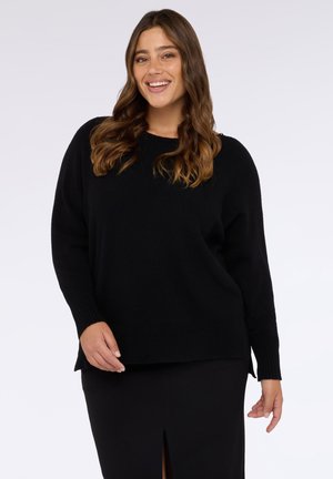 GIROCOLLO IN - Strickpullover - nero