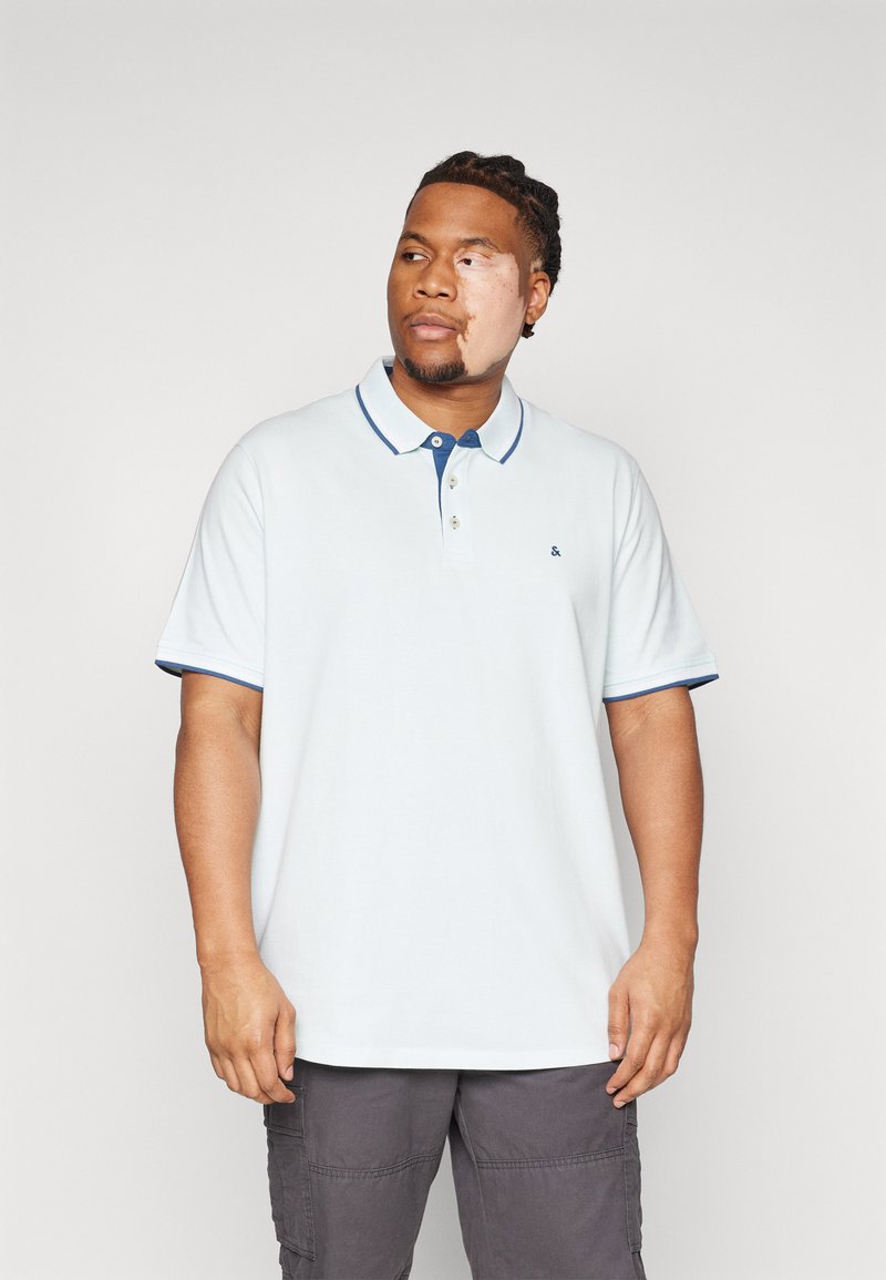 Jack & Jones JJEPAULOS SS NOOS PLS - Polotričko - soothing sea