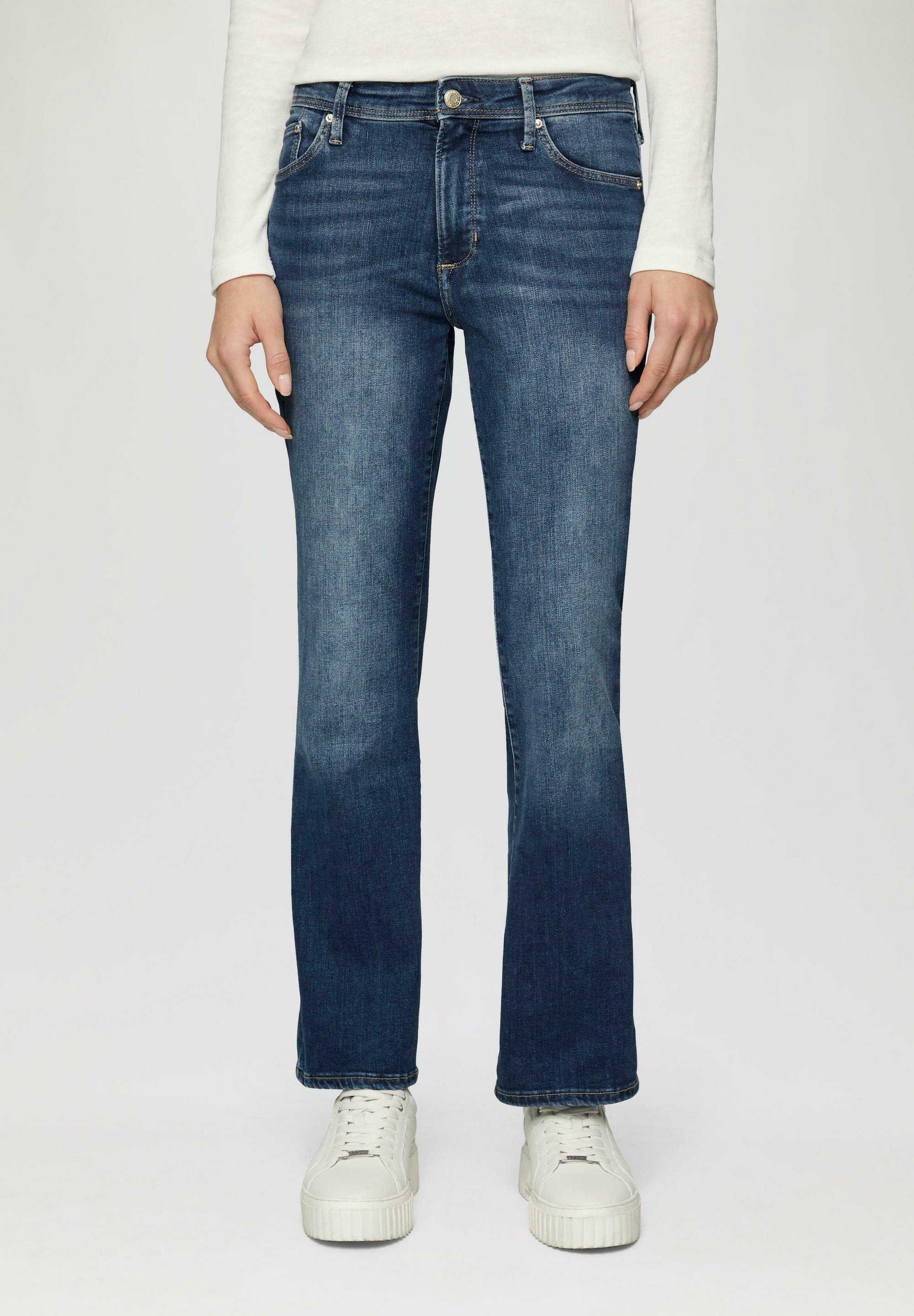 Bootcut jeans blau/dark-blue denim Zalando
