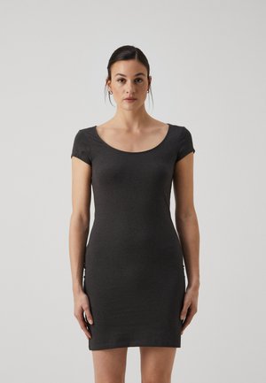 2 PACK - Jersey dress - black/mottled grey