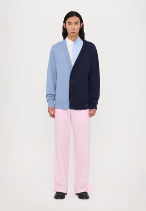 CARDIGAN UNISEX - Vesta na kopčanje - navy/light blue
