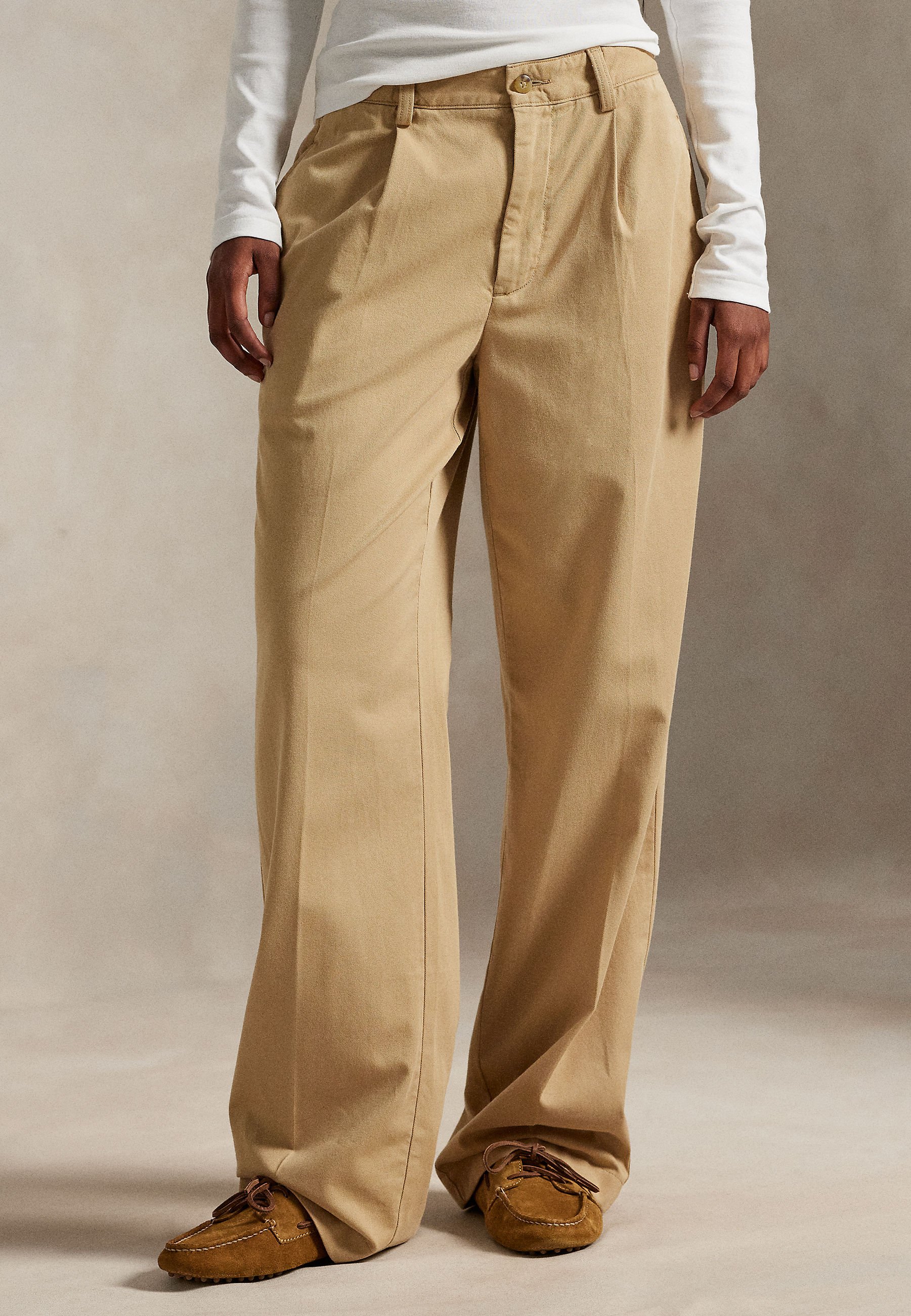 パンツ 00s Ralph Lauren 2tuck wide chino pants Polo Ralph Lauren RELAXED FIT PLEATED CHINO PANT - Chinos - khaki