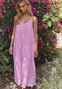 Next TALL FIT - TEXTURED  - Žerzejové šaty - lilac purple