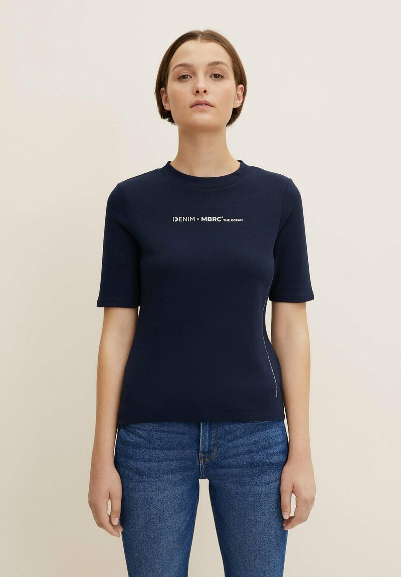 T-shirt Price Tom Tailor Denim T-Shirt Met Print, Soft Yellow, Xs Tom Tailor Denim DE Es Buena Marca