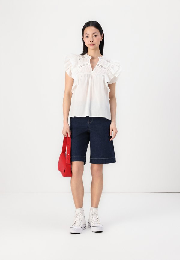 ONLSUNNY LIFE FRILL - Blouse - cloud dancer4