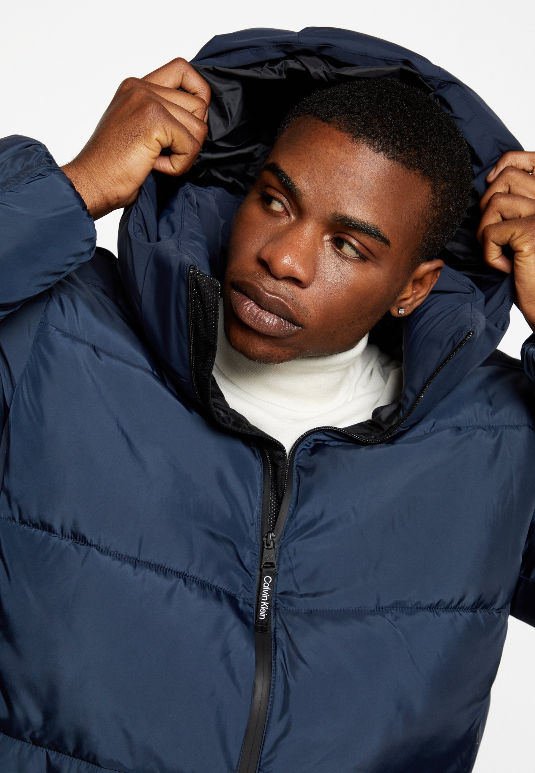 Calvin Klein MIX MEDIA QUILT JACKET 
