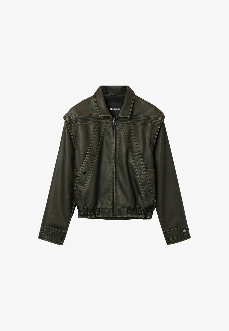 Desigual Kunstlederjacke brown/braun