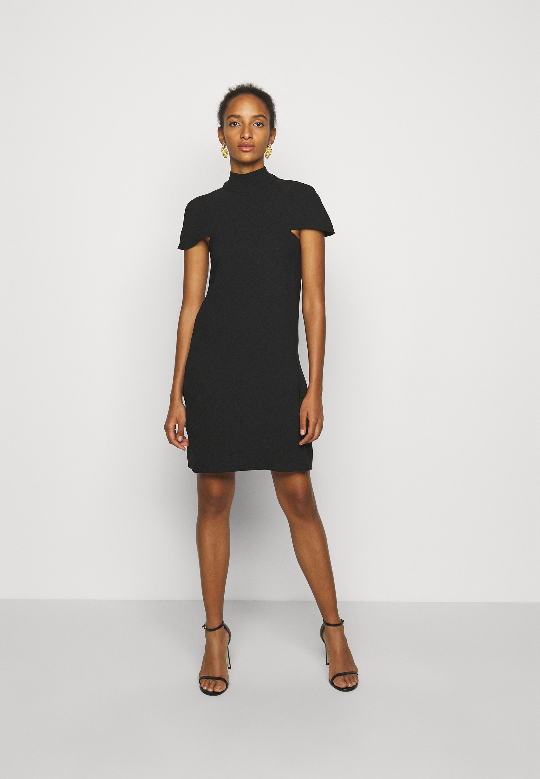 Victoria Victoria Beckham CAPE DETAIL SOFT DRESS - Tubino - black/nero -  Zalando.it