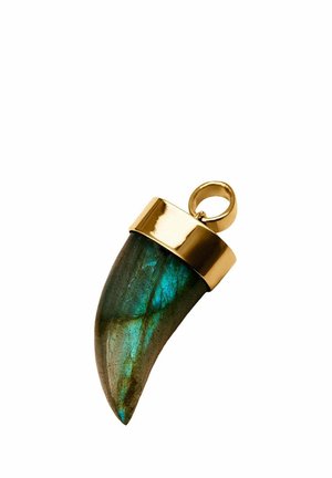 LABRADORITA EN FORMA DE COLMILLO - Colgante - gold-colored
