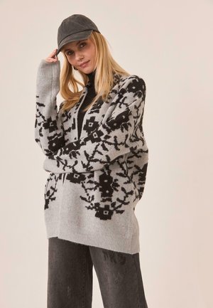 Chaqueta de punto - gris