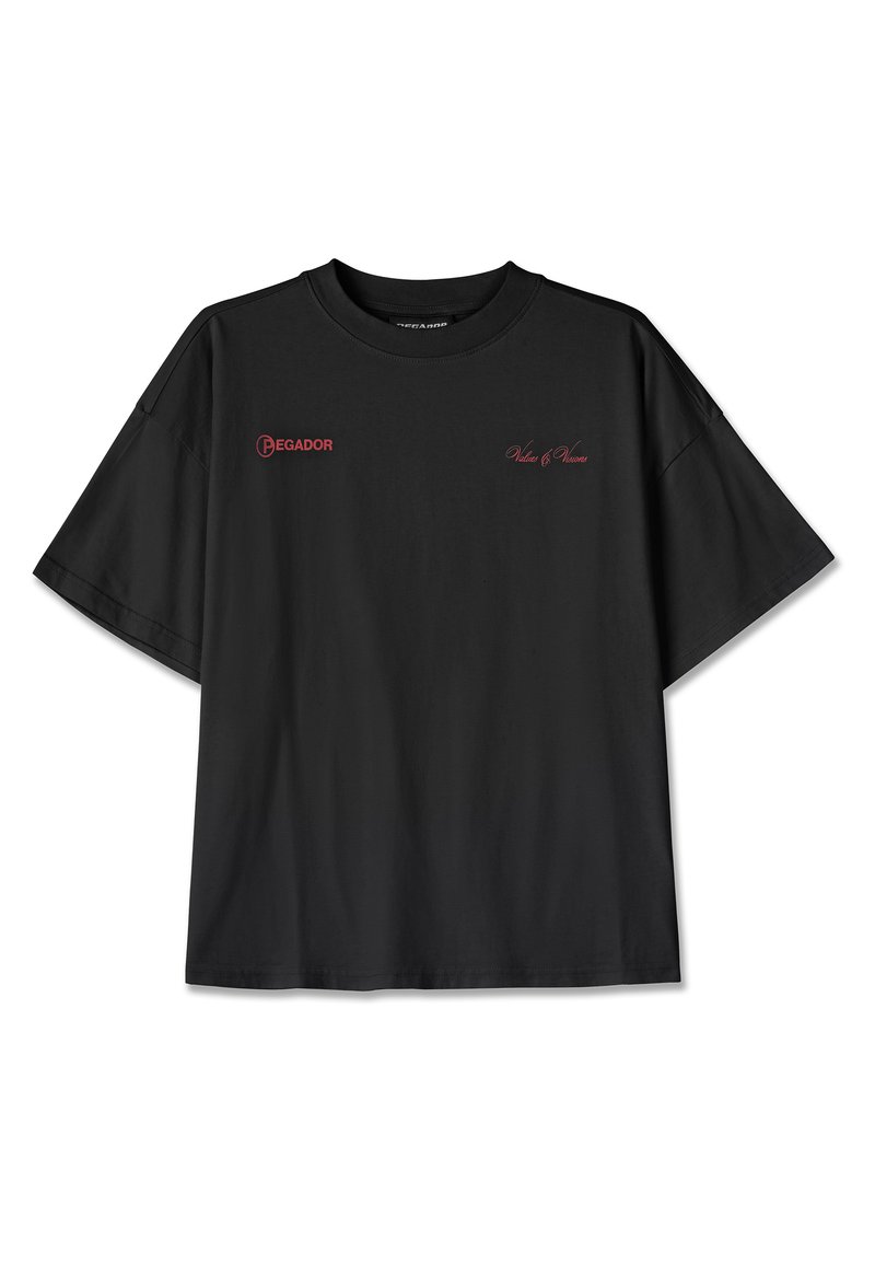 Pegador T-shirt print zwart