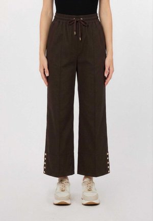 LIU JO, PANTALONE-TINTA-UNITA-LIU JO - Pantaloni - brown