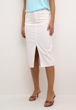 Jeansrock - white