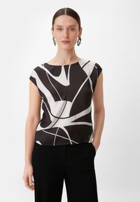 comma T-Shirt print - schwarz