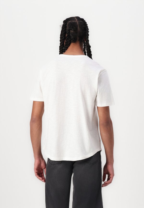 LIVED IN CURVED HEM HENLEY - Basic T-shirt4