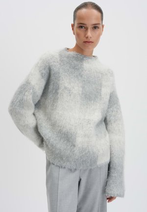 LOOSE FIT WEITE PASSFORM - Pullover - hazy fog melange