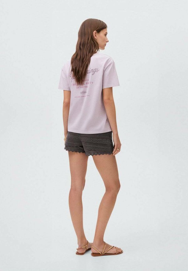 WITH RUFFLES - Shorts - charcoal3