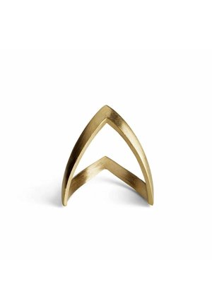 V - Ring - gold plated