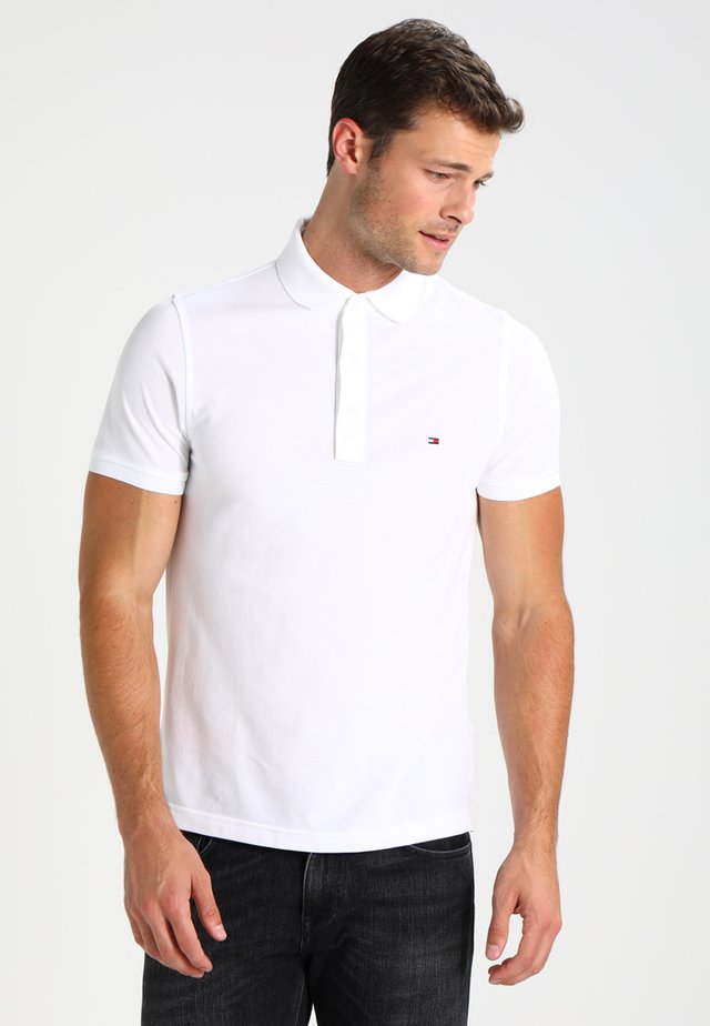 SLIM FIT - Poloshirt - white