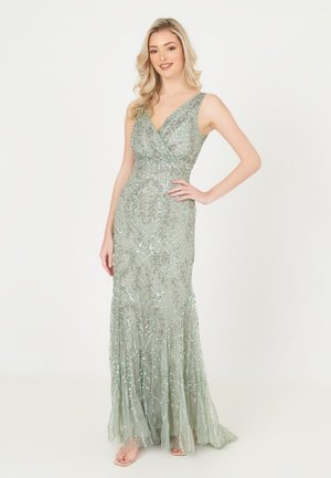 EMBELLISHED SEQUINS - Iltapuku - sage green