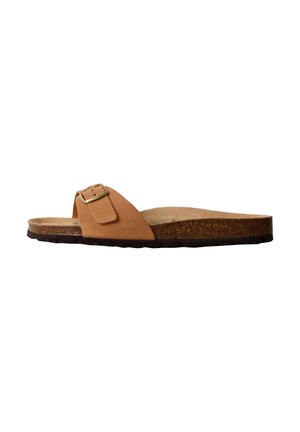 Slip-on sandaler - taupe