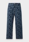 REPEAT LOGO DOUBLE SCOOP PANT - Traperice opuštenog kroja - indigo