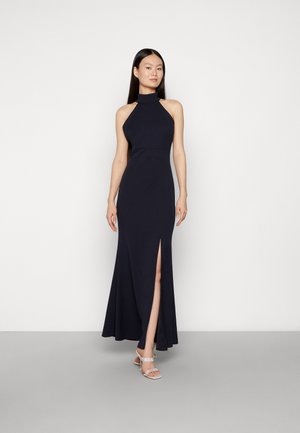 HALTER NECK MAXI DRESS - Vestido de fiesta - navy blue