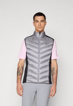 FRONTERA HYBRID GILET - Vest - black/silver-coloured