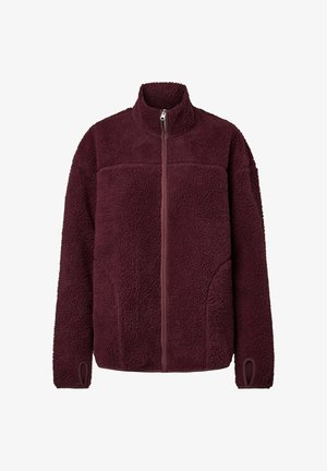 Pieces, PCSADIA LS TEDDY JACKET NOOS BC - Fliisjakk - winetasting