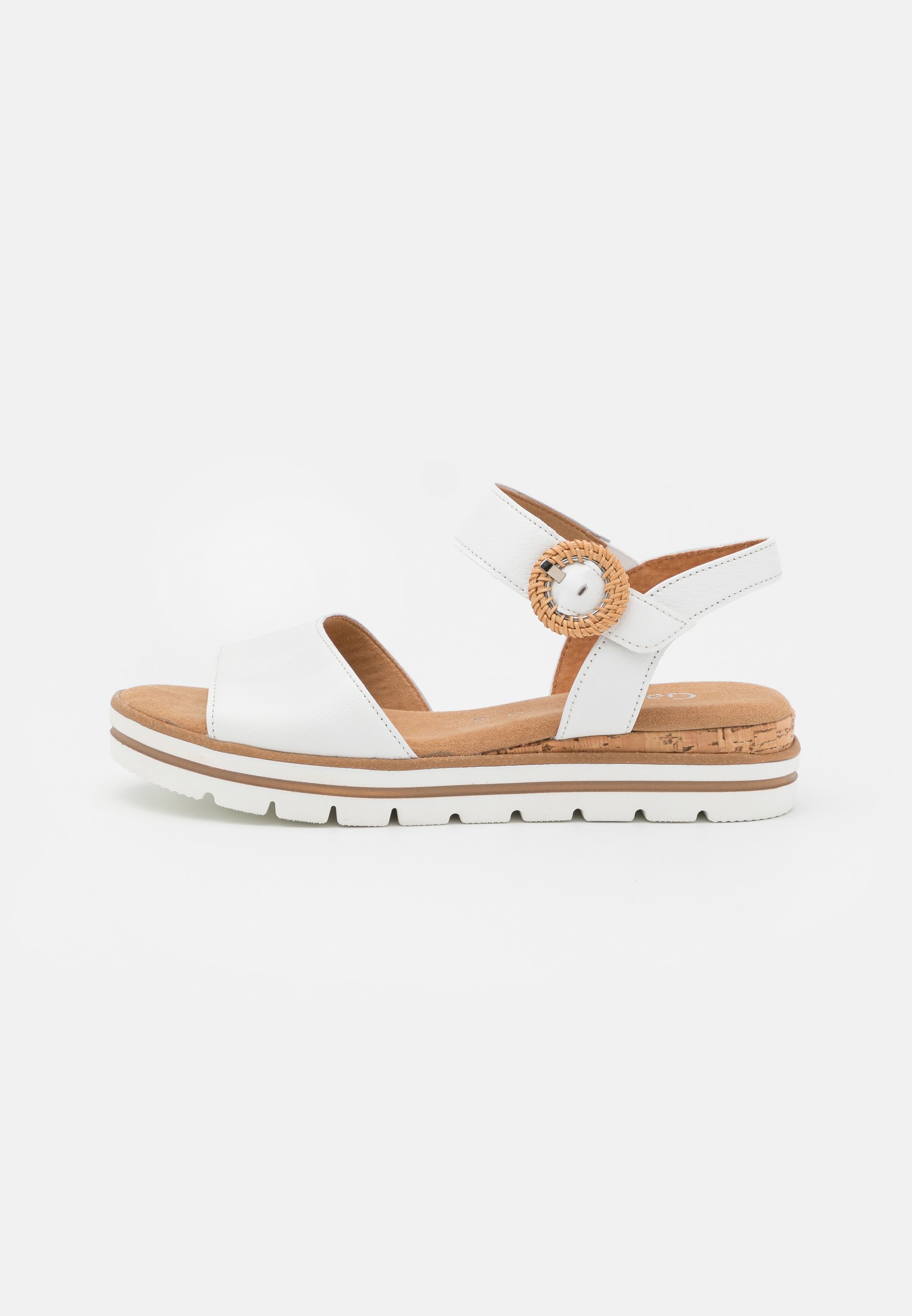 Gabor Comfort Sandalen met plateauzool - weiß/wit - Zalando.nl