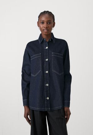 ONLNEHVA SOLID - Nööpidega pluus - medium blue