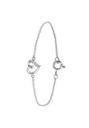 HART MET ZIRKONIA - Armband - silver-coloured