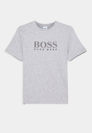 Print T-shirt - chine grey