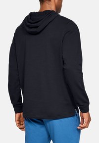 Under Armour SPORTSTYLE TERRY HOODIE - Mikina s kapucí - black