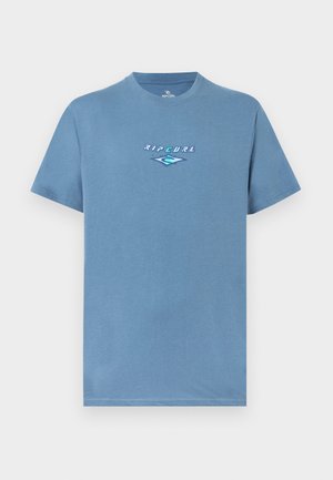 FADED OUT TEE UNISEX - Tričko s potlačou - bluefin