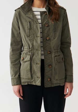 Denim jacket - khaki